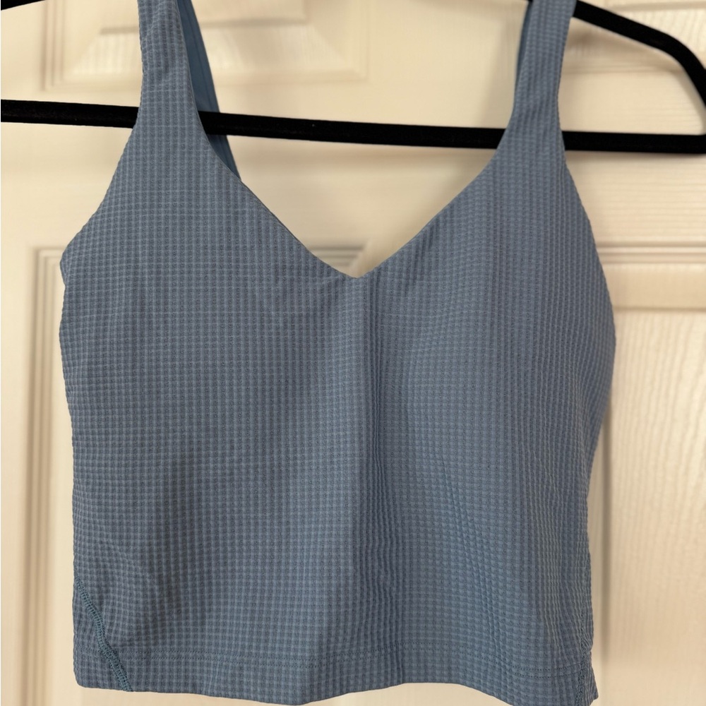 Lululemon Align Ribbed Blue Tank Top